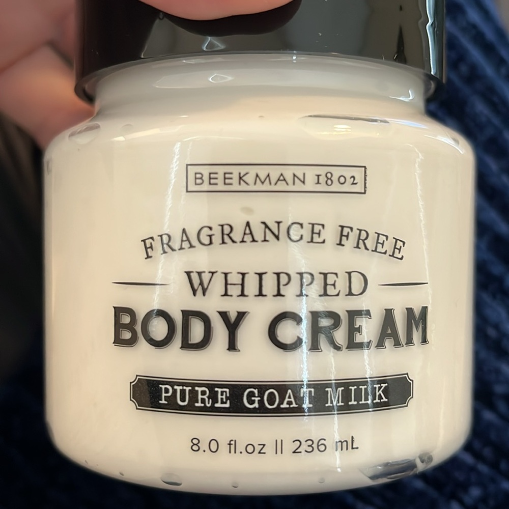 NEW Beekman 1802 Pure Goat Milk Whipped Body Cream 8 fl oz New in Box/Sealed